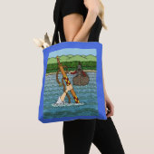 Excalibur und Arthur Tasche (Von Nahem)