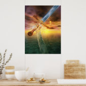 Excalibur und die Dame des Sees Poster (Küche)