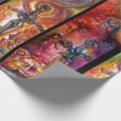 EXCALIBUR UND DURENDAL Magic Schwerter Aquarell Geschenkpapier (Ecke)