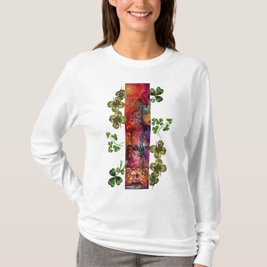 EXCALIBUR UND KLEEBLATTS St. Patrick's Day Party T-Shirt (Vorderseite)