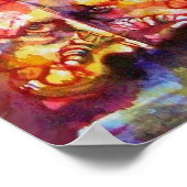 EXCALIBUR Zauberschwert Arthurian Legende Wasser Poster (Ecke)