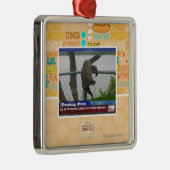 Excaping Schildkröte Silbernes Ornament (Rechts)