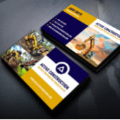 Excavating, Forestry mulching, land clearing Busin Visitenkarte