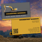 Excavation Services Business Visitenkarte