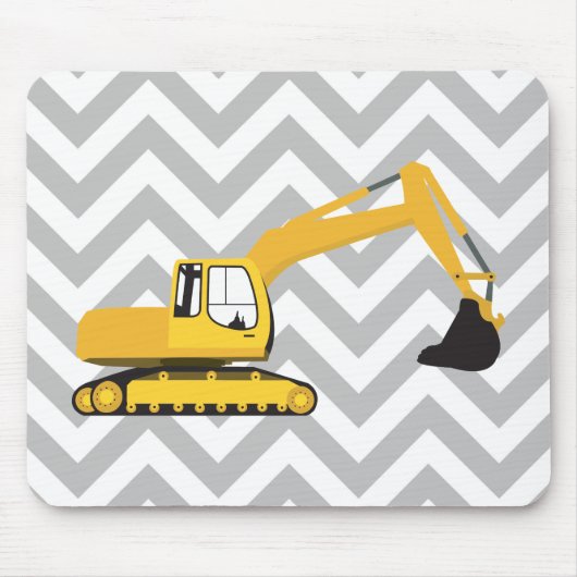 Excavator Construction Truck Mousepad (Vorne)