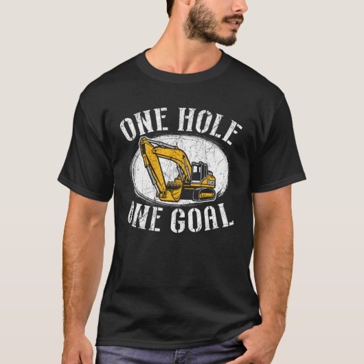 Excavator Operator Construction Vehicle Digger 1 T-Shirt (Vorderseite)