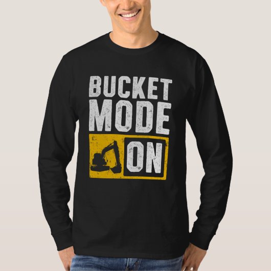 Excavator Operator For Excavator Driver Backhoe Op T-Shirt (Vorderseite)
