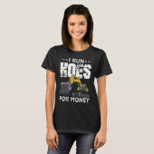 Excavator Operator Run Hoes Digger T-Shirt (Vorne ganz)