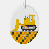 Excavator Personalized Ornament (Rechts)