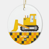 Excavator Personalized Ornament (Links)