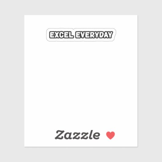 Excel Alltägliche kontinuierliche Verbesserung Aufkleber (Blatt)