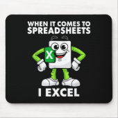 Excel Coworker Birthday Employee Farewell Goodbye Mousepad (Vorne)