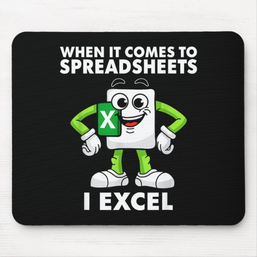 Excel Coworker Birthday Employee Farewell Goodbye  Mousepad (Vorne)
