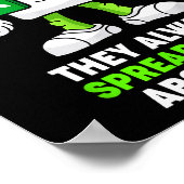 Excel Coworker Birthday Employee Farewell Goodbye Poster (Ecke)