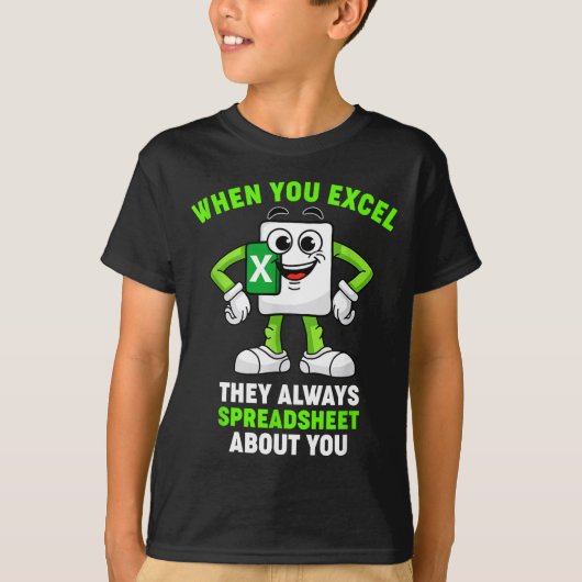 Excel Coworker Birthday Employee Farewell Goodbye T-Shirt (Vorderseite)