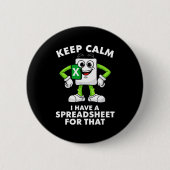 Excel Coworker Employee Farewell Goodbye Birthday Button (Vorderseite)