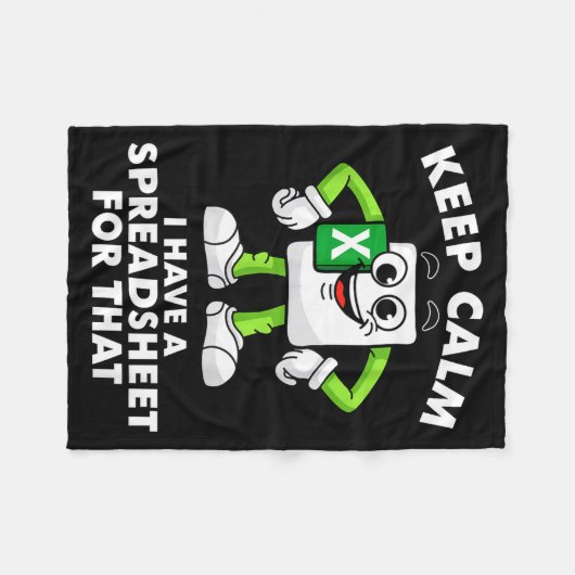 Excel Coworker Employee Farewell Goodbye Birthday  Fleecedecke (Vorderseite (Horizontal))