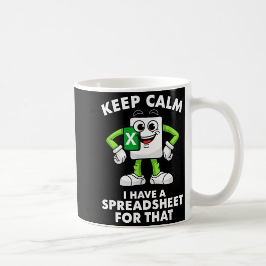 Excel Coworker Employee Farewell Goodbye Birthday Kaffeetasse (Rechts)