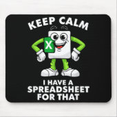 Excel Coworker Employee Farewell Goodbye Birthday Mousepad (Vorne)