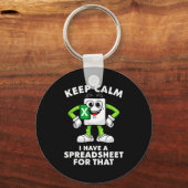 Excel Coworker Employee Farewell Goodbye Birthday Schlüsselanhänger (Vorderseite)