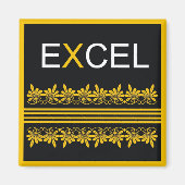 Excel - Ein Wort für Motivation Magnet (Vorne)