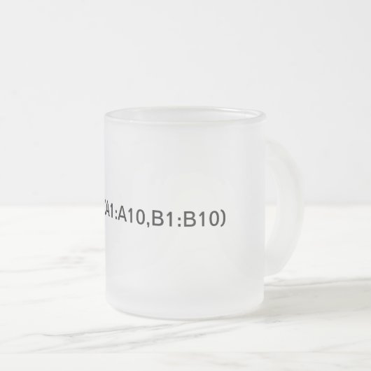 Excel-Formel: Max. Formel Mattglastasse (VorderseiteRechts)