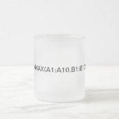 Excel-Formel: Max. Formel Mattglastasse (Mittel)