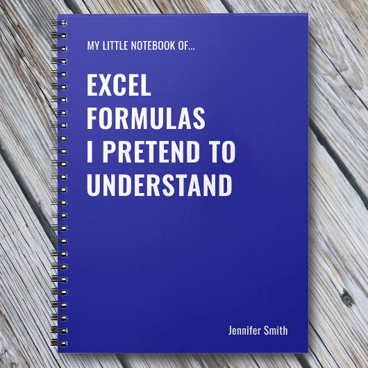 Excel-Formeln, die ich vorgebe zu verstehen Notizblock