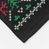 Excel-Freak in den Tabellen hässlicher Pullover Fleecedecke (Ecke)