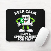 Excel Kollege Mitarbeiter Abschied Abschied Geburt Mousepad (Mit Mouse)