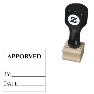Excel Mark Approved von - Selbstfärbender Gummi Gummistempel