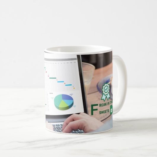 Excel-Tasse: Das perfekte Geschenk für Daten Kaffeetasse (VorderseiteRechts)