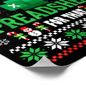 Excel Ugly Christmas Sweater I Have A Spreadsheet  Poster (Ecke)