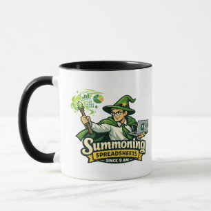 Excel-Zauberer Lustiger Büro-Kaffeebecher Beschw Tasse