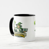 Excel-Zauberer Lustiger Büro-Kaffeebecher | Beschw Tasse (Vorderseite Links)
