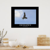 Excellence Bald Eagle Motivierend Poster (Küche)
