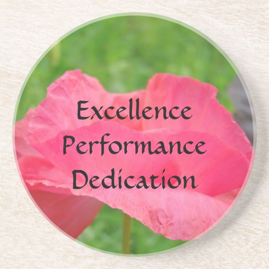Excellence Performance Dedication Untersetzer (Vorne)