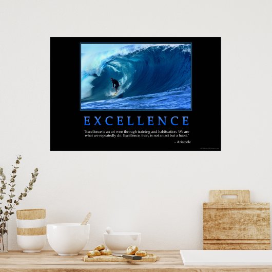 Excellence Poster (Küche)