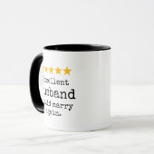 Excellent Husband Would Marry Again Funny  Tasse (Vorderseite Links)