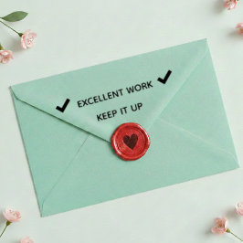 Excellent Work Teacher Self Inking Rubber Stamp Permastempel