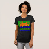 Excelorator Coffee Retro Label Art T - Shirt (Vorne ganz)