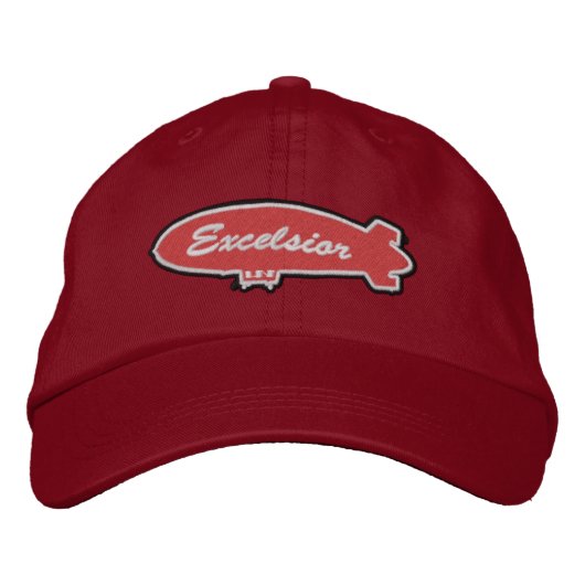 Excelsior Crewcap Bestickte Baseballkappe (Vorderseite)