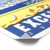 Excelsior Dubrovnik Reiseposter Poster (Ecke)