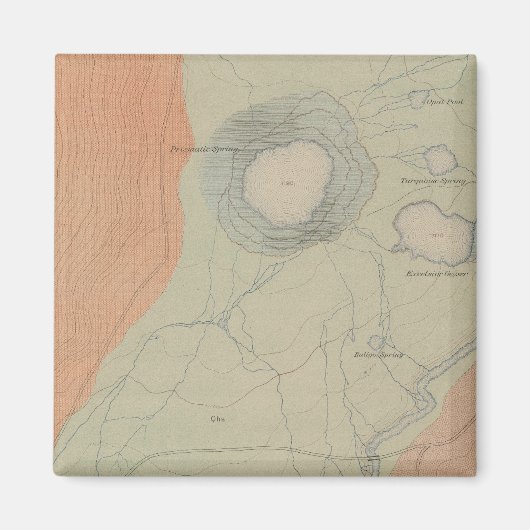 Excelsior Geyser-Becken Magnet (Vorne)