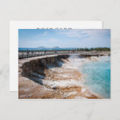 Excelsior Geyser Crater Postkarte (Vorne/Hinten)