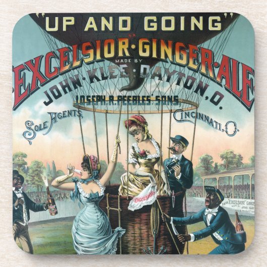 Excelsior Ginger Ale Getränkeuntersetzer (Vorderseite)