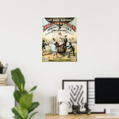 EXCELSIOR GINGER ALE Heißluftballon Retro Poster (Heimbüro)