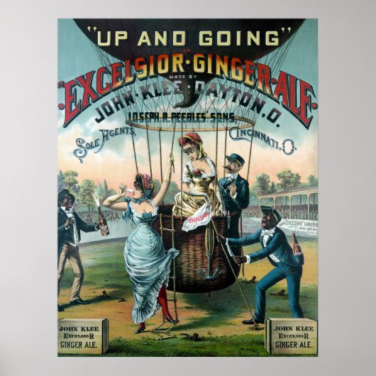 Excelsior Ginger Ale Poster (Vorne)