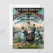 Excelsior Ginger Ale Postkarte (Vorne/Hinten)