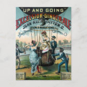 Excelsior Ginger Ale Postkarte (Vorderseite)